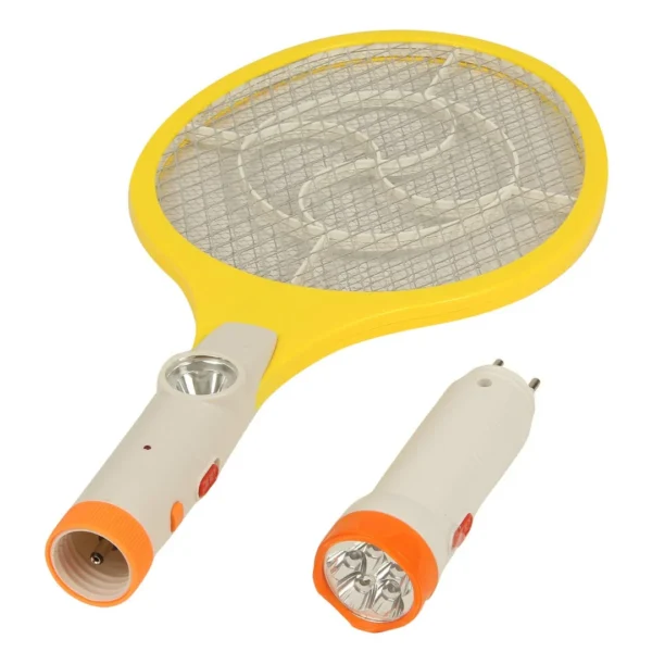 yellow mosquito bat with torch light